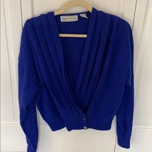 Vintage Designer Wool Cardigan